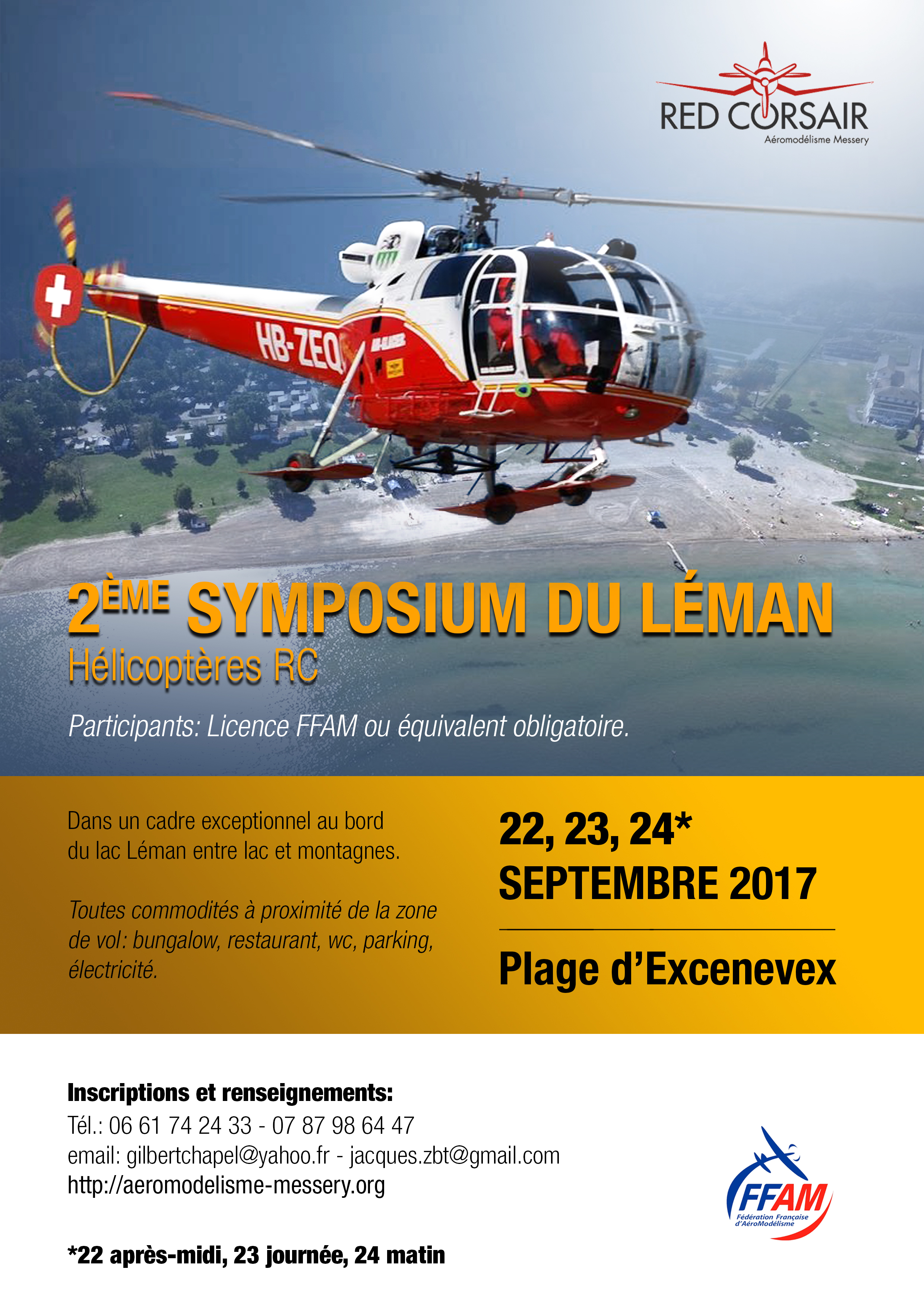 2ème SYMPOSIUM DU LEMAN  Plage d' Excenevex