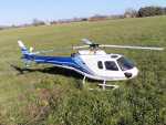 Ecureuil AS350/Trex 600ESP/Rotor Tripales/Module Vstabi.