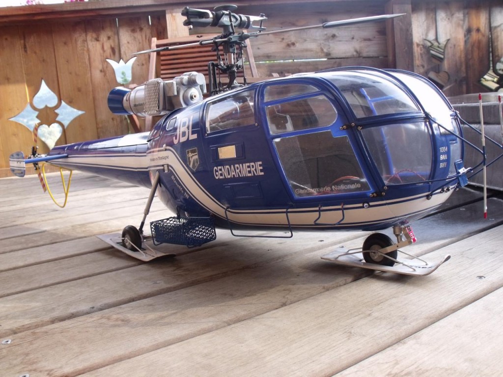 Alouette 3 Gendarmerie hiver sur base TREX 600