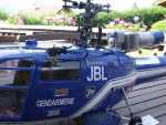 Alouette III gendarmerie Pose du treuil fabrication maison 1 Euro