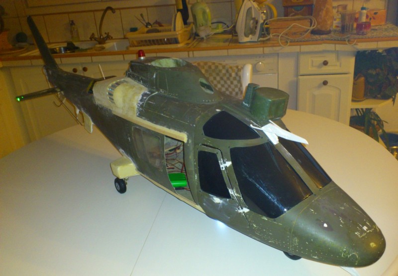 Modification du fuselage AGUSTA