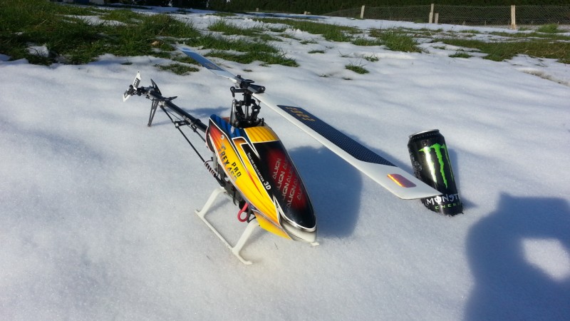 Trex 450 neige