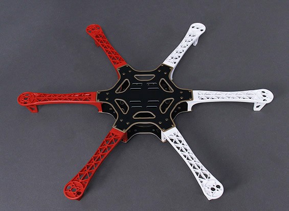 H550 V2 Glass Fiber Hexcopter