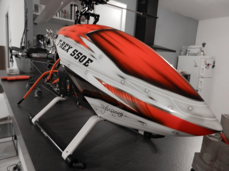 mon nouveau trex 550