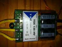 YGE 120 HV dessus