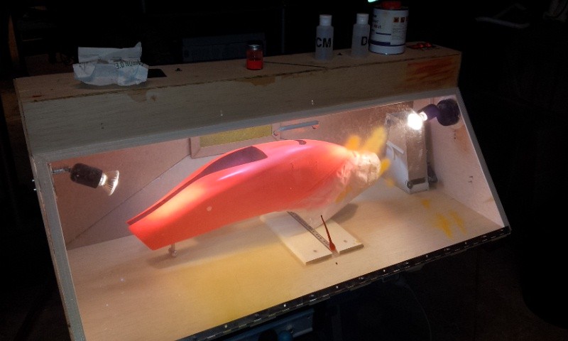 Passage rouge fluo mat