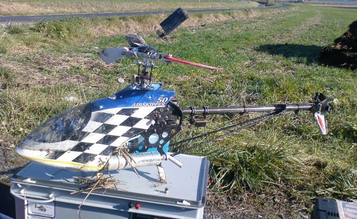 premier crash avec mon airskipper