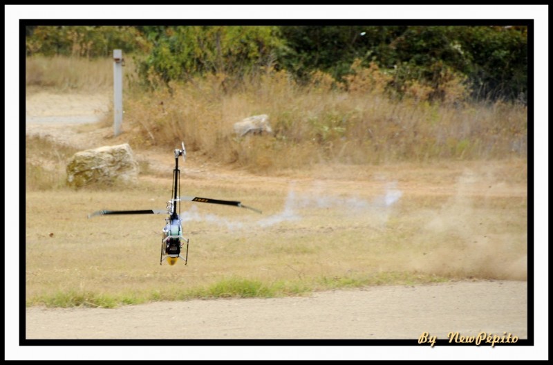 crash T-rex 700 .Lunel 2010